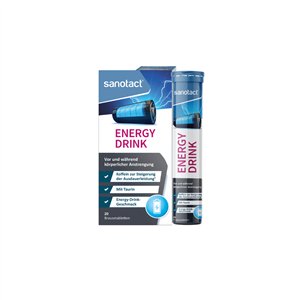 Viên tăng lực, giảm mệt mỏi SANOTACT ENERGY DRINK BRAUSETABLETTEN
