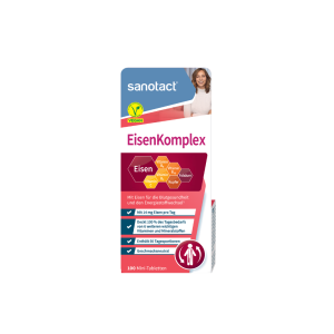 SANOTACT EISENKOMPLEX VIÊN BỔ MÁU & BỔ SUNG SẮT, FOLIC, VITAMIN